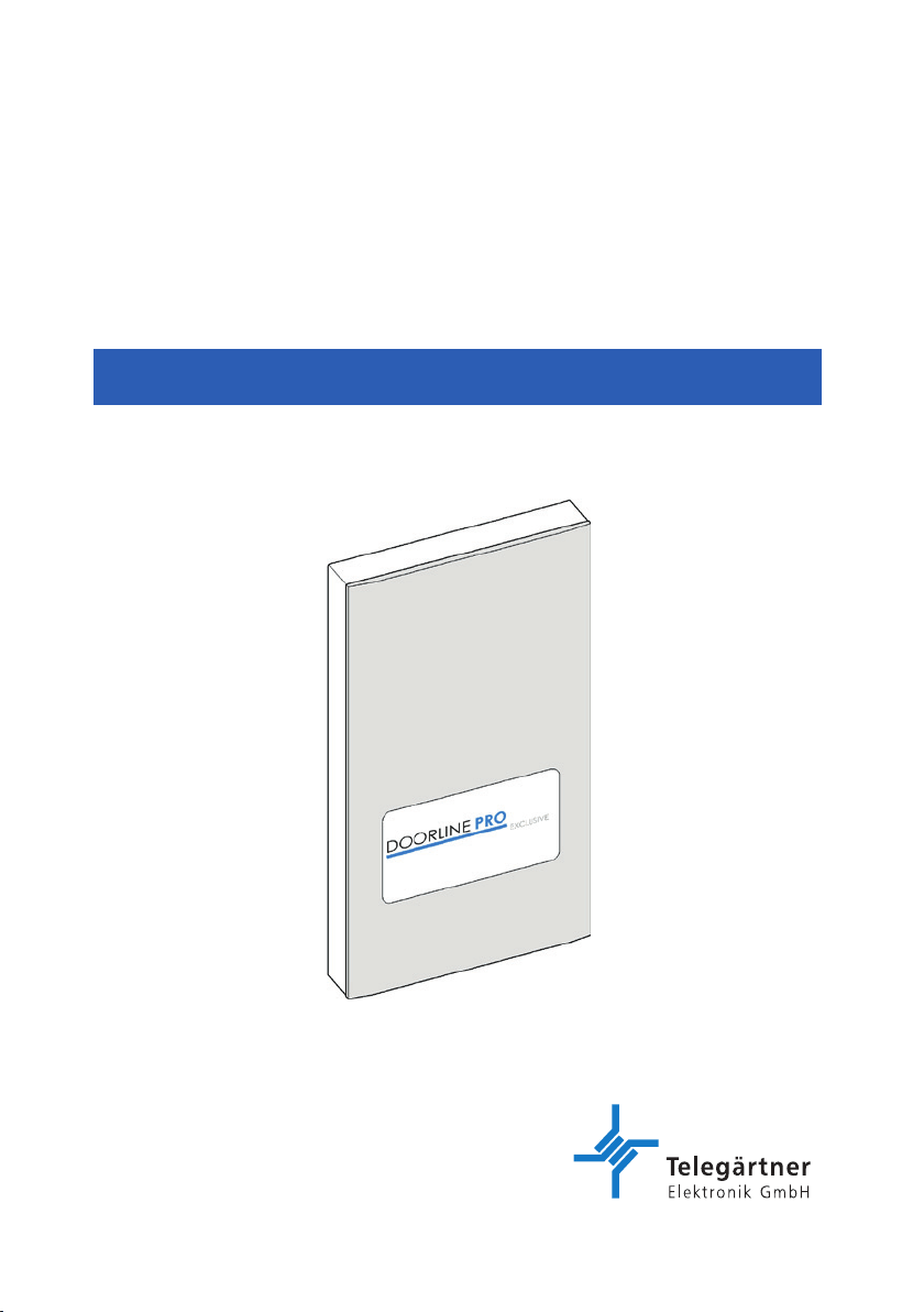 1404-telegartner-doorline-pro-exclusive-manual page 1