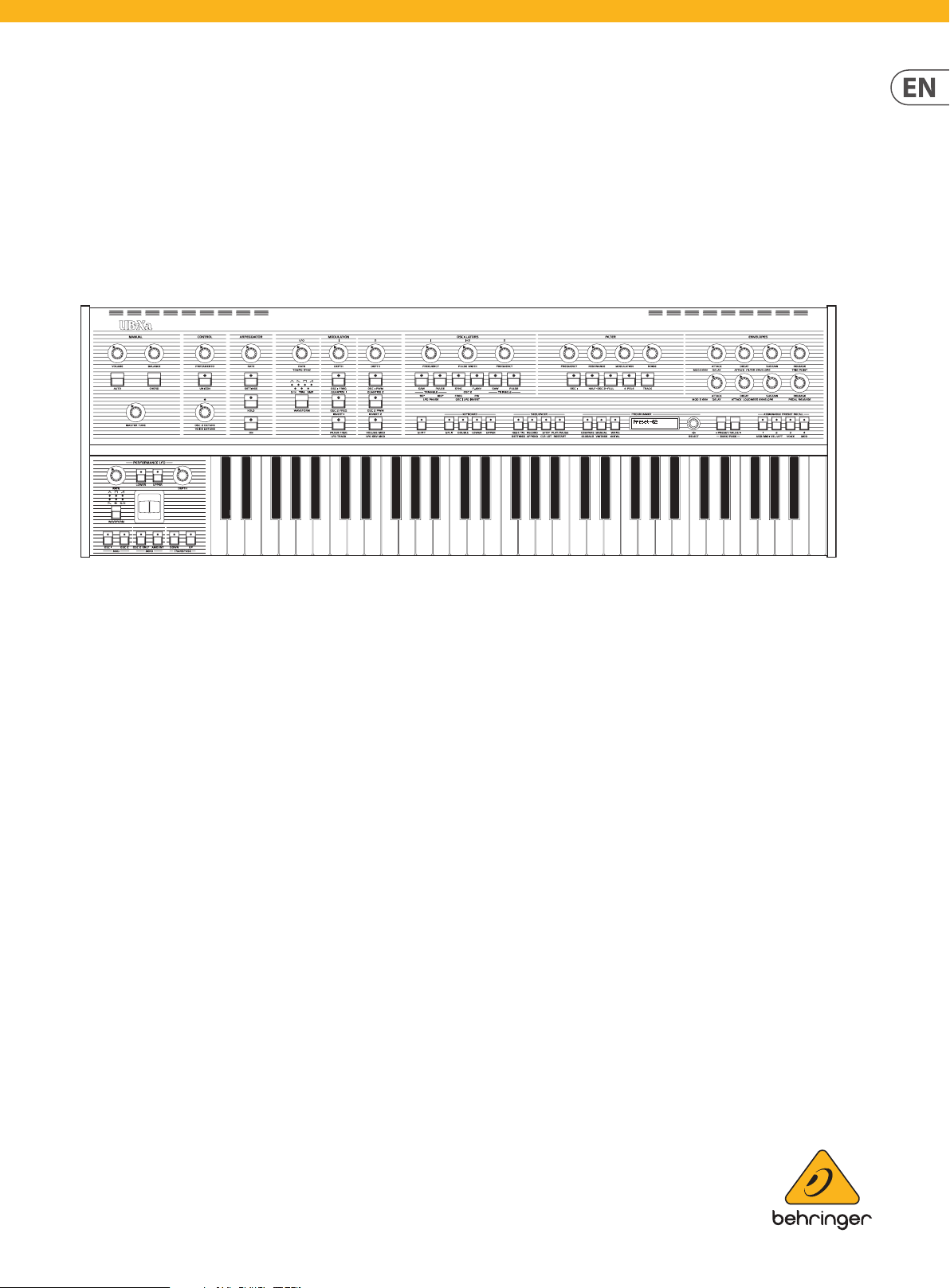 1902-behringer-ub-xa-manual page 1