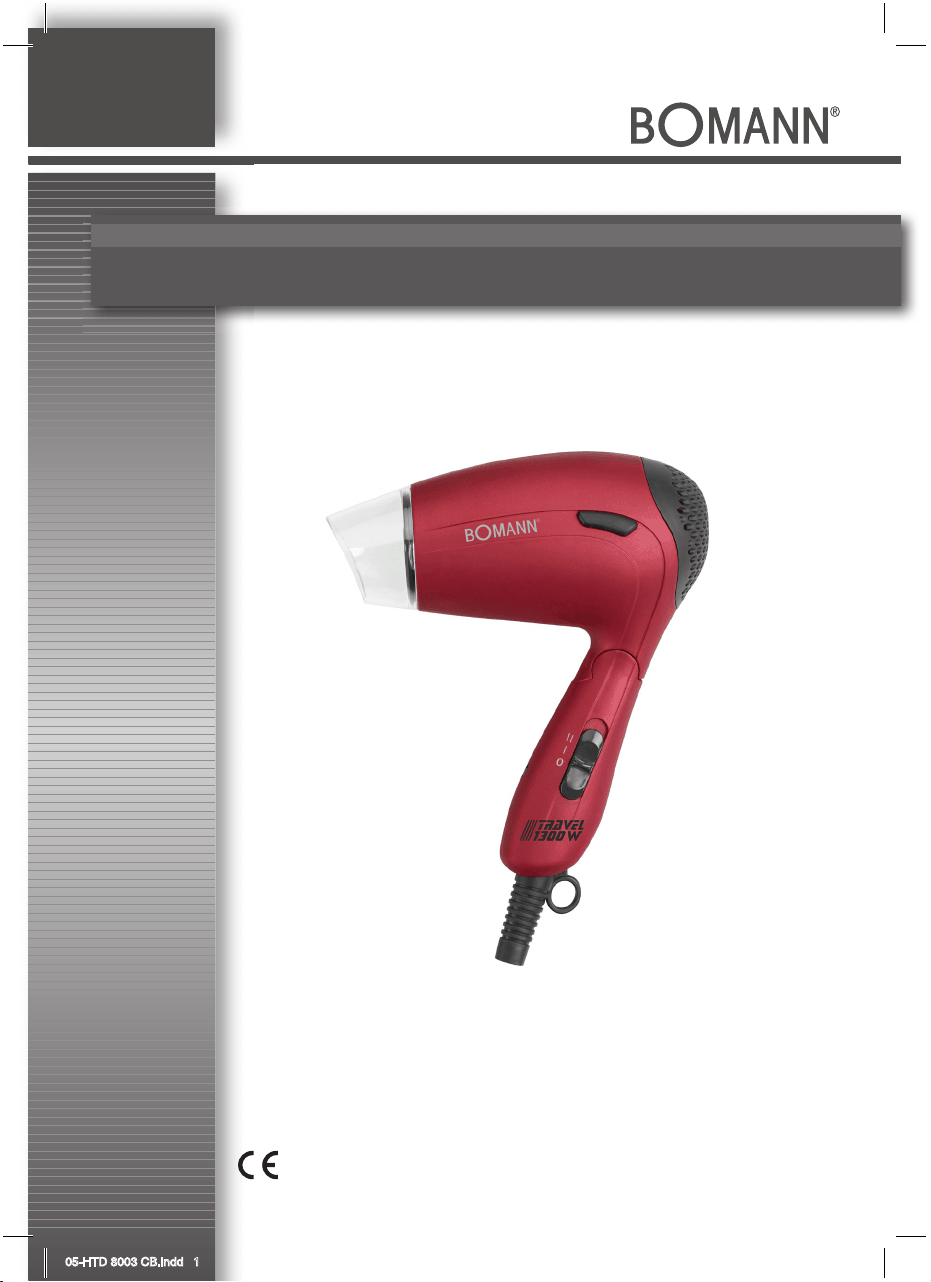 2101-bomann-htd-8005-cb-manual page 1