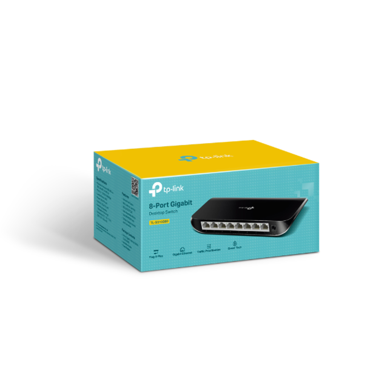 TP-Link TL-SG1008D Desktop Gigabit Switch, 8x RJ-45 Manual