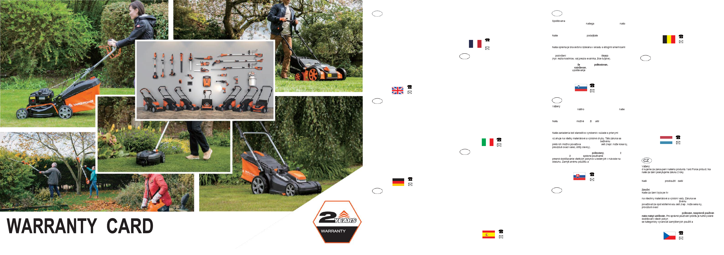 Yard Force LS C35W Akku-Kettensäge Solo Bedienungsanleitung